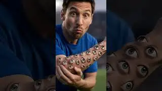 Messi Talking to his Eye Tattoo! 😂 