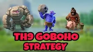 GOBOHO - GOLEM BOWLER HOG 3 STARS ATTACK STRATEGY FOR TH9