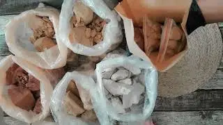 Packing clay orders live! South African Clay #clay #minerals #asmr #asmrsounds #pottery #clayasmr
