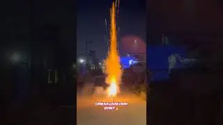 Coronation 3-in-1 Sky Shot 😱 #youtubeshorts #skyshot #cornation #diwalistash #fireworks #trending