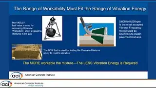 Concrete Pavement Consolidation: Matching Vibration Energy to Workability