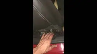 Camaro 5th gen stuck seat temporary solution