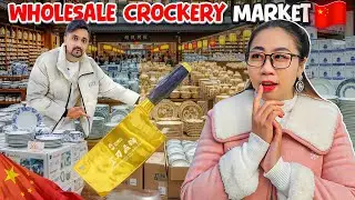 China Wholesale Crockery Market Tour 🇨🇳 | Cheapest Plates, Cups & Sets