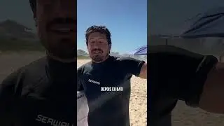 Gabriel Pastori tomou a maior do dia na cabe&ccedil;a! #saquarema #bigsurf #surf  #lifestyle #humor