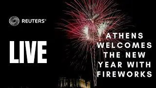LIVE: Athens welcomes the New Year with fireworks over the Acropolis