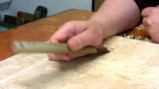 Rick Finn's wood carving technique
