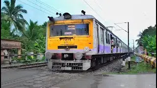Furious Speedy EMU Trains Accelerating Fast & Skip Between Railgate back to back | Eastern Railways