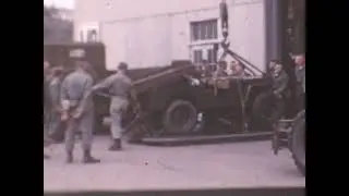 Korean War Era Homemade Film US Army Airborne Battalion Parachute Drills