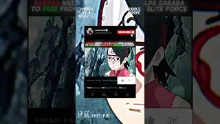 ☺️Sarada Meets Karin First Time❤️🤞#anime #naruto #animeedit #boruto #sarada #sasuke #hinata #shorts