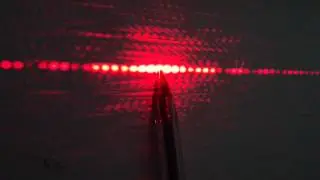 Two source interference - monochromatic laser light