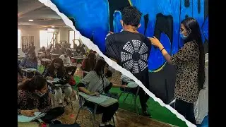 Conducting my first ever GRAFFITI WORKSHOP! at City School PAF Chapter
