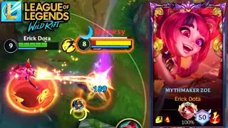 CHALLENGER PC ZOE TO TOP 50 ZOE WILD RIFT UNLEASHES WRATH UPON MASTERS | Erick Dota - Wild Rift