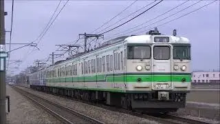 【国鉄の響き Vol.3】JR東日本 新潟地区115系 5～7両運用 通過集