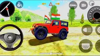 Modified Mahindra Thar 😈:Indian Red