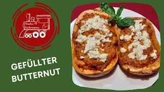 ⭐⭐⭐⭐⭐ Gefüllter Butternut Kürbis mit Hackfleisch und Feta ... Thermomix® TM6,TM5, TM31