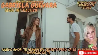 Nuevo Amor! Te admira en secreto pero ya se enamoro de ti. Tarot. EXTENDIDA #1078