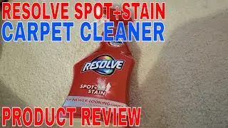 ✅  How To Use Resolve Spot and Stain Carpet Cleaner 🔴