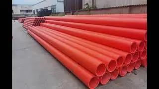 TUBO CONDUIT 20mm 25mm 32mm customized Orange Grey Heavy Duty Electrical PVC Rigid Conduit Pipe