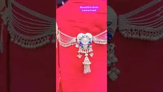silver light weight half peti kamarband design #kamarband #silverjewllery #shortvideo