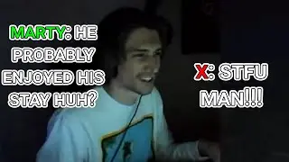 xQc blushes when Marty mentions 