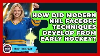 How Did Modern NHL Faceoff Techniques Develop From Early Hockey? - Hockey Fan Network