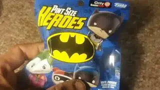 opening a batman dc pint size heros funko blind bag
