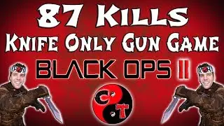 87 KILLS - Knife Only Gun Game & Commentary (MY RECORD)