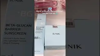 iUNIK Beta-Glucan Barrier Repair Duo 💙 | Sunscreen + Cream for Healthy, Hydrated Skin!