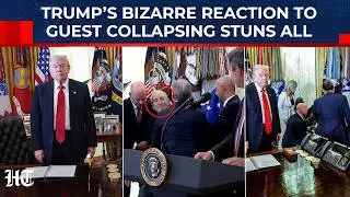 Trump&rsquo;s &lsquo;No Reaction, No Movement&rsquo; To Guest Collapse Stuns Viewers As White House Clip Goes Viral