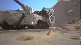 [Test Render] Starfox Landmaster and Arwings on Titania Fan(CGI)Art