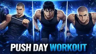 HOME PUSH WORKOUT (No Equipment) | Chest, Shoulders & Triceps Bodyweight Training
