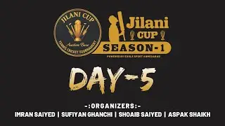 DAY 5 || JILANI CUP TENNIS CRICKET TOURNAMENT || 📽️ live broadcast by  A ONE CRICKET