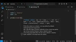 Ejercicio 3 con Python - Variable e impresi&oacute;n