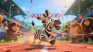 Zoom Zoom Zebra&rsquo;s Race! 🦓🏁 | Fast & Fun Animal Song for Kids | Racing Rhyme for Toddlers