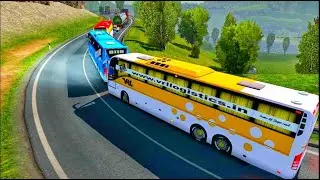 [ETS2] VRL B11R l volvo sleeper driving in heavy traffic l