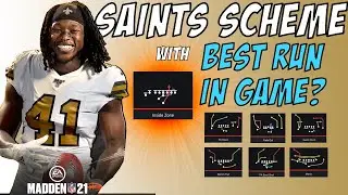 Madden 21 Saints Offensive Scheme | Best Run in Game? | Mini Scheme