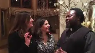 Fr. Anastasios - Greek Orthodox Priest from Kenya Singing with Greek Orthodox in U.S