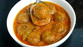 Sardine Fish Kofta Curry recipe  | Fish Kofta Curry | Easy Kofta curry recipe