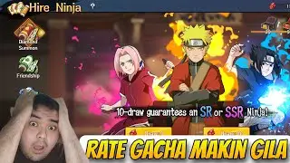 GACHA MENCARI NINJA SSR+🔥, RATE GACHA SEMAKIN MEMBAGONGKAN - Six Path Legend
