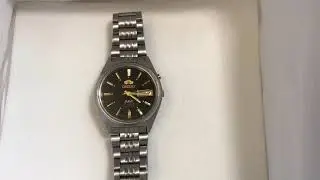 Мужские наручные Часы Orient AAA crystal 21 jewels черные