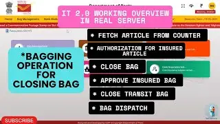 Close Bag | insured Bag Verification | Bag dispach #baggingoperation #indiapost #postoffice  #dop