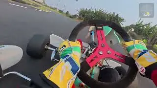 First time driving iAME X30 (with my friends c;)