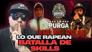 Reacci&oacute;n BARRAS SAGRADAS La Purga - BCLAP vs ANG - Lo que rapean estos dos locos