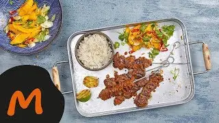 Bulgogi-Spiesse mit Mangosalat - Migusto Rezept