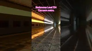 The Neon Metro backrooms level 154 #backrooms #minecraft #bedrock #liminalspace #minecraftbackrooms