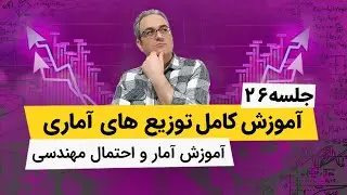 آموزش آمار و احتمال مهندسی - توزیع نرمال - جلسه بیست و ششم