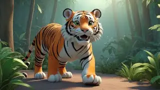 Tiptoe Tiger | Kids Songs | Nursery Rhymes | Songs for Kids