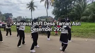 Karnaval edisi dusun 3 dan 4 Desa Taman Asri Kec. Purbolinggo Kab. Lampung Timur bersama ibu bupati