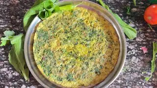Spinach omelette 🍳 Healthy weight loss recipe/palak omelette #video #food #omlette 