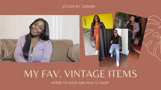 My favorite vintage items | Styled By Tannink